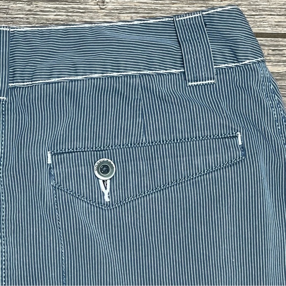 Horny Toad Skirt Skort Women's Size 4 Blue Pinstriped 28" Waist Shorts Athletic - Picture 7 of 16
